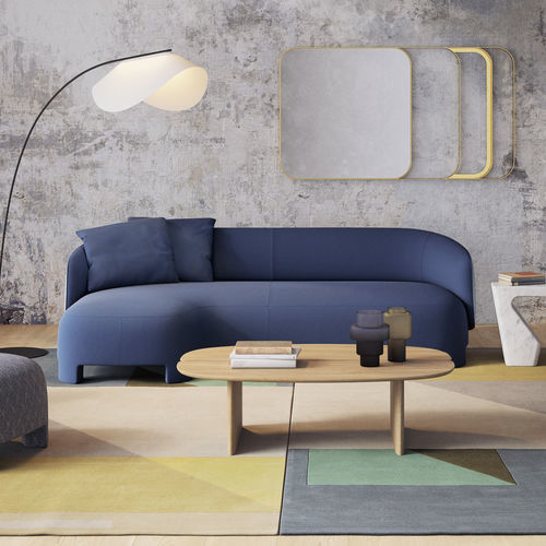 转角沙发 - TARU - Ligne Roset - 现代风格 / 布料 / 皮质
