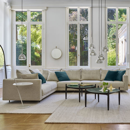 组合沙发 - ENKI - Ligne Roset - 转角 / 现代风格 / 布料