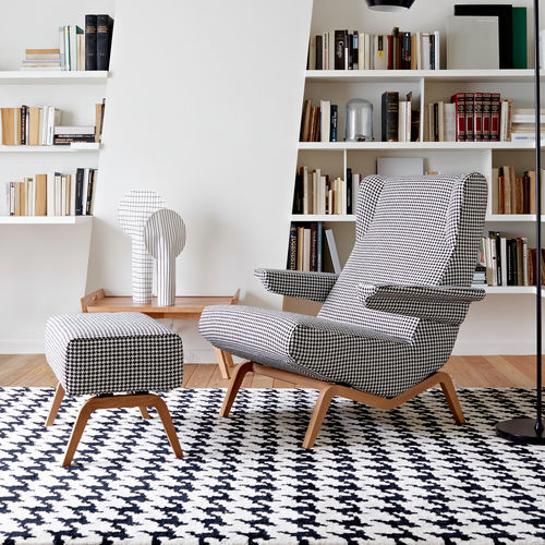 设计扶手椅 - ARCHI - Ligne Roset - 聚氨酯发泡 / 布料 / ABS