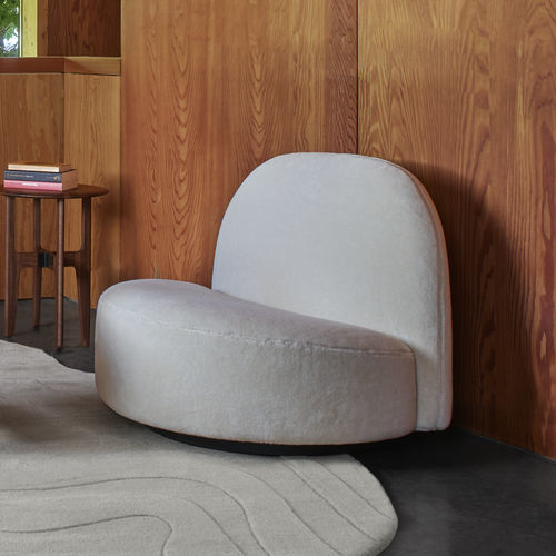 原创设计壁炉椅 - ELYSEE - Ligne Roset - 皮质 / 布料 / 布艺
