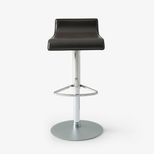 现代风格吧台凳 - PAM - Ligne Roset - 山毛榉木 / 亚克力 / 镀铬金属桌脚