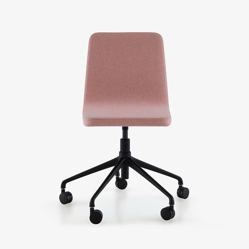 现代风格办公椅 - VIK - Ligne Roset - 室内 / 布料 / 带抛光铝底座