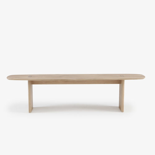 现代风格长椅 - INTERVALLE - Ligne Roset - 实木 / 无靠背 / 无扶手