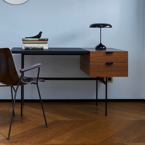 落地办公桌 - TANIS - Ligne Roset - 现代风格 / 胡桃木 / 层压材料
