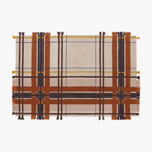 现代风格地毯 - FERGUS - Ligne Roset - 条纹 / 簇绒 / 羊毛