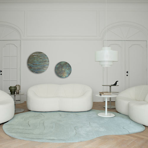 现代风格地毯 - GAVRINIS 3 - Ligne Roset - 图案 / 羊毛 / 鹅卵石