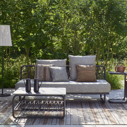现代风格沙发 - VALMER - Ligne Roset - 花园 / 布料 / 绳编