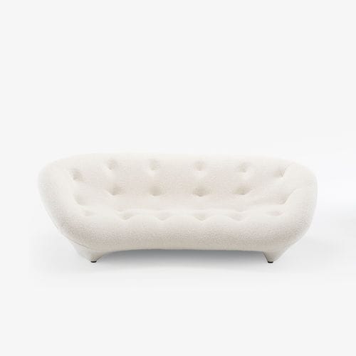 现代风格沙发 - PLOUM  - Ligne Roset - 布料 / 带可拆保护罩 / 带扶手