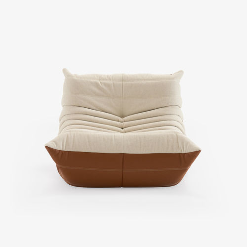 现代风格壁炉椅 - TOGO BOSS - Ligne Roset - 皮质 / 泡沫 / 聚氨酯发泡