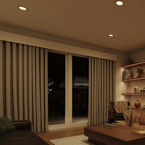 暗装筒灯 - CD6-WH-TW  - LUTRON ELECTRONICS - LED式 / 用于室内 / 商户
