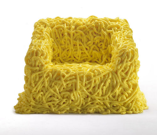 现代风格扶手椅 - SENZA FINE - Meritalia - 聚氨酯 / Gaetano Pesce 设计
