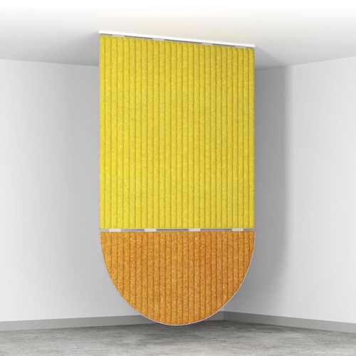 PET空间隔断 - QuiltForms 54" Half Circle - MIO - 再生塑料 / 商用 / 组合式