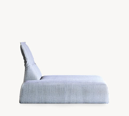 现代风格躺椅 - HIGHLANDS - MOROSO - 布料 / 钢 / 商用