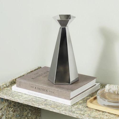 现代花瓶 - HEXA - Normann Copenhagen - 抛光不锈钢 / 未指定 / 银色