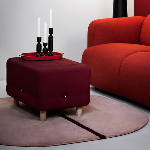现代风格地毯 - OONA - Normann Copenhagen - 条纹 / 新西兰羊毛 / 长方形