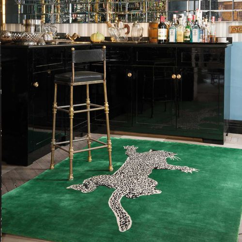 现代风格地毯 - CLIMBING LEOPARD - The Rug Company - 图案 / 丝绸 / 长方形