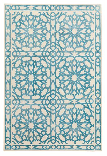 现代风格地毯 - MAMOUNIA SKY - The Rug Company - 图案 / 羊毛 / 丝绸