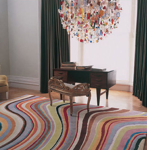 现代风格地毯 - SWIRL - The Rug Company - 条纹 / 羊毛 / 西藏羊毛