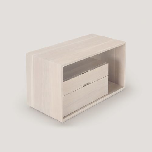 现代风格床头柜 - LINEGROUND #1 - Skram Furniture - 栎木 / 胡桃木 / 樱桃木