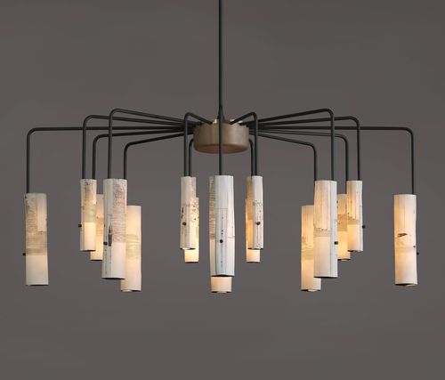 现代风格枝形吊灯 - ARAK 16-ARM - Skram Furniture - 青铜 / 铝制 / 瓷质