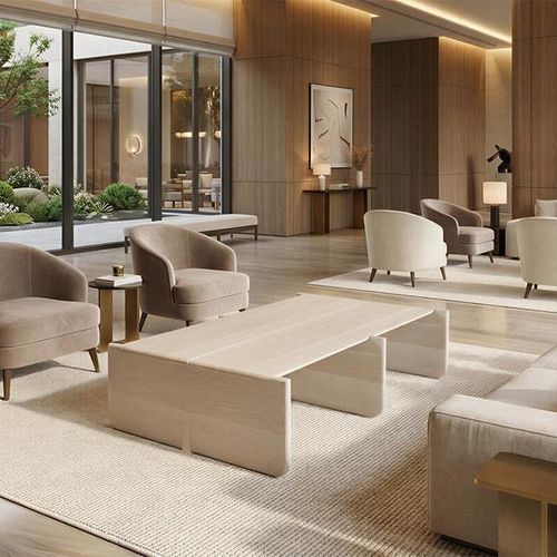 现代风格茶几 - TYE - Skram Furniture - 实木 / 实木桌脚 / 长方形