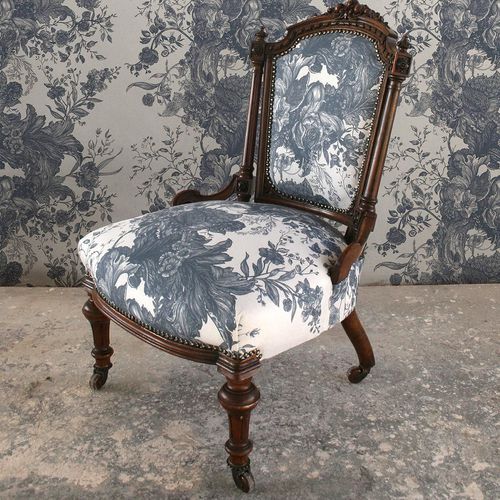 室内装饰面料 - TREE OF LIFE TOILE - Timorous Beasties - 用于窗帘 / 墙面 / 花朵图案
