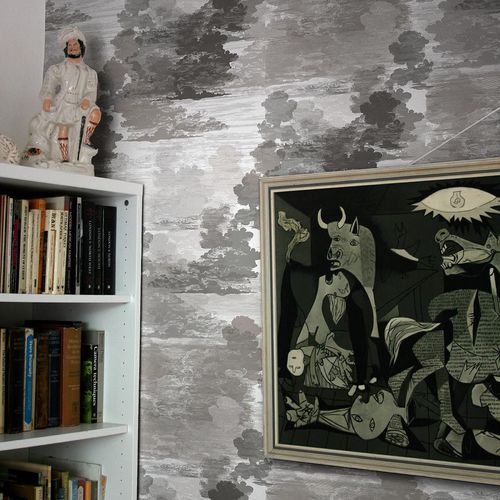 现代风格墙纸 - CLOUD TOILE  - Timorous Beasties - 自然图案 / 灰色 / 蓝色