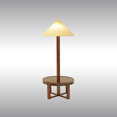 落地灯 - WW-19 20319 - Woka Lamps Vienna - 丝绸 / 木质 / 传统风格