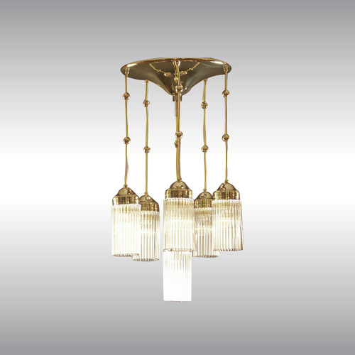 传统风格枝形吊灯 - 21202 - Woka Lamps Vienna - 水晶 / 黄铜 / 白炽