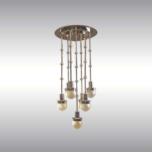 传统风格枝形吊灯 - 21203 - Woka Lamps Vienna - 玻璃 / 黄铜 / 白炽