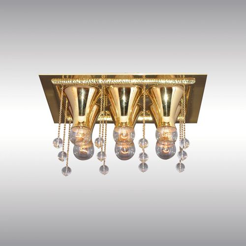 经典风格顶灯 - HOCHREITH 21213 - Woka Lamps Vienna - 黄铜 / LED式 / 白炽