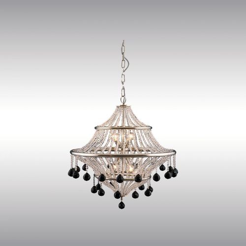 传统风格枝形吊灯 - WERKBUND 20803 - Woka Lamps Vienna - 水晶 / 黄铜 / LED式
