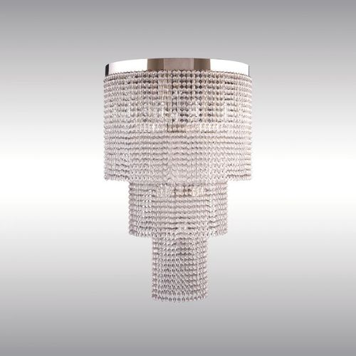 传统风格枝形吊灯 - CR1 38 - Woka Lamps Vienna - 玻璃 / 黄铜 / 瀑布型