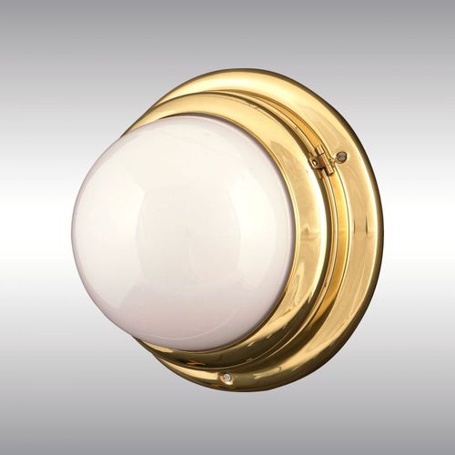 传统风格壁灯 - WTR2 18 - Woka Lamps Vienna - 室内 / 黄铜 / 玻璃