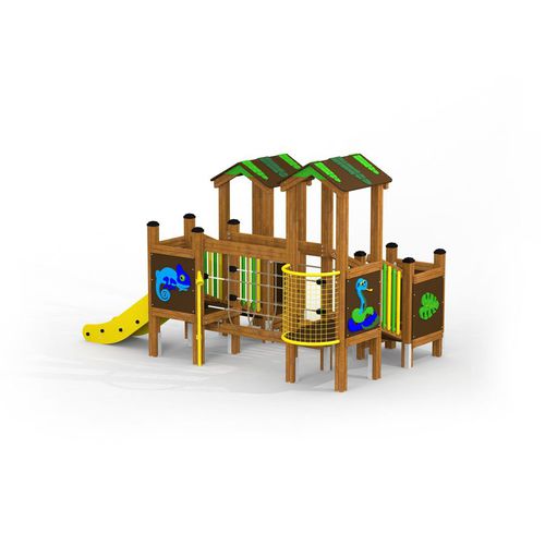 游乐场游乐设施 - JUNGLE TREEHOUSE   - Lars Laj - 不锈钢 / 聚丙烯 / HDPE