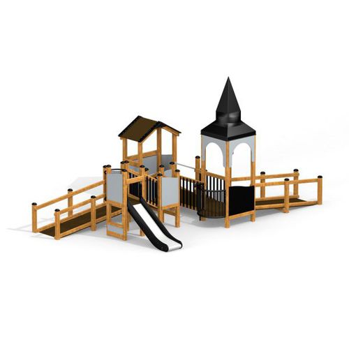 游乐场游乐设施 - CAMPANILLE CASTLE   - Lars Laj - 橡胶 / 不锈钢 / HDPE