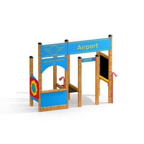 游乐场游乐设施 - AIRPORT     - Lars Laj - 粉末涂层钢 / 胶合板材料 / 塑料