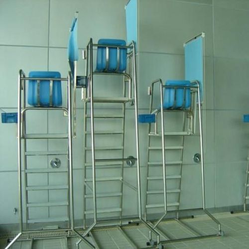 游泳赛裁判椅 - Jiangyin Sifang Swimming Rehabilitation Industry Co., Ltd. - 不锈钢 / 带扶手