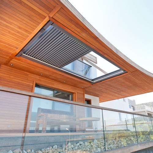 刀片式百叶窗 - FRAMELESS - Designer shade solutions - 倾斜 / 刀片式 / 铝制