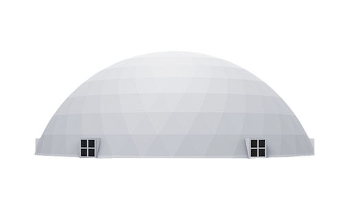 钢照明圆顶 - 40M - Shelter Dome - PVC / 弯曲 / 透明