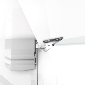 家具铰链 - KINVARO T-SERIE - Grass Gmbh - 铝制 / 弹簧 / 带集成减震器