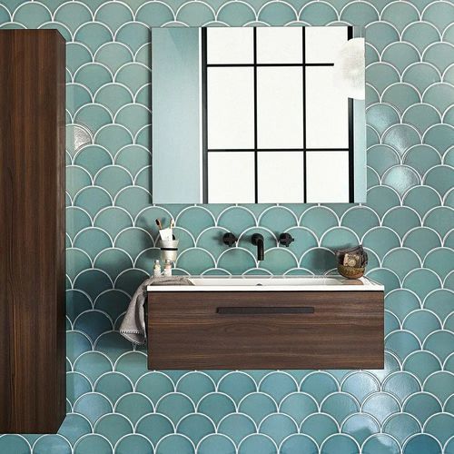 室内马赛克 - LAGOON CRACKLE    - Amadis Fine Tiles - 浴室 / 厨房 / 墙面