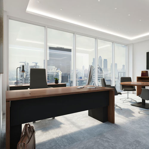 老板桌 - CORPORATE SUITE - WILLIAM HANDS - 落地 / 现代风格 / 木质