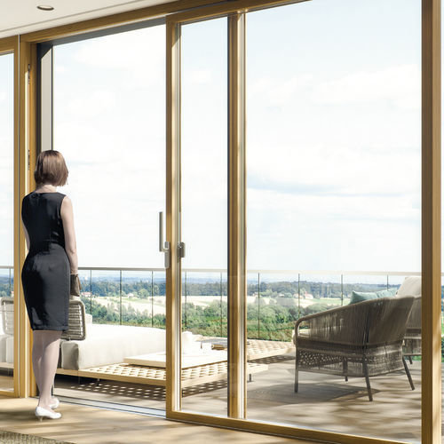铝制推拉门系统 - InfinityView - Maco Mayer & Co Beschläge GmbH - 用于门 / 家用