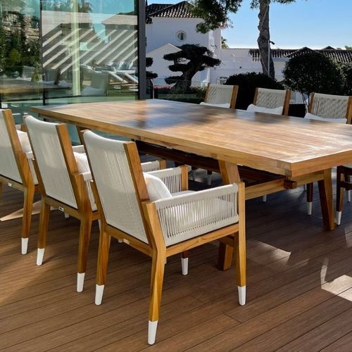 现代风格餐厅椅 - AMALFI - G&G Italia Designer Furniture - 户外 / 布料 / 绳编