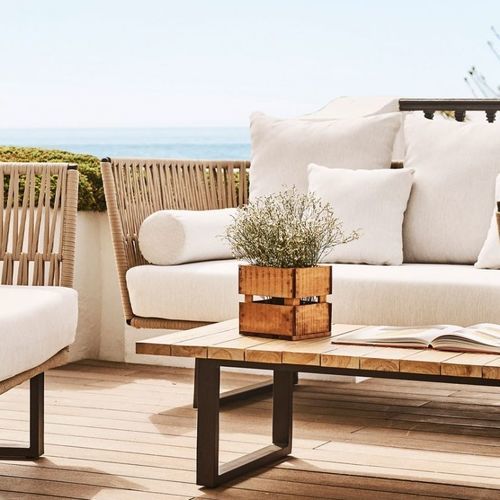 现代风格沙发 - SIENNA CANASTA - G&G Italia Designer Furniture - 露台 / 花园 / 用于泳池边