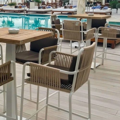 现代风格餐厅椅 - PALAZZIO - G&G Italia Designer Furniture - 室内 / 铝制 / 布料