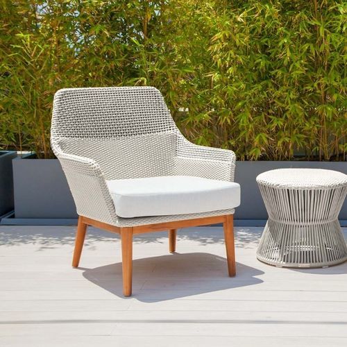 现代风格扶手椅 - TIVOLI - G&G Italia Designer Furniture - 聚氨酯发泡 / 防水面料 / 粉末涂层钢