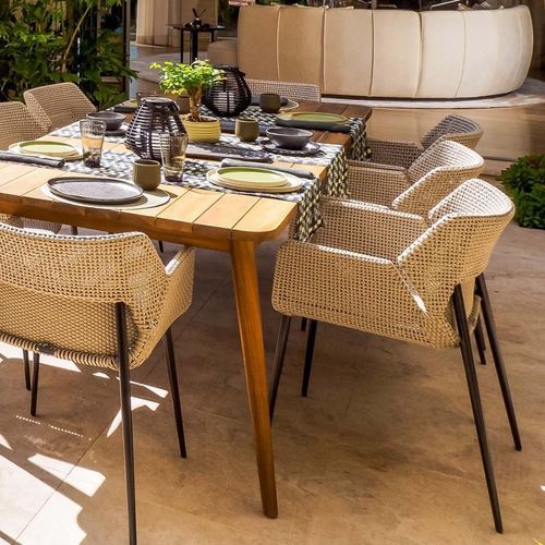 现代餐厅椅 - KAOLI - G&G Italia Designer Furniture - 用于室外 / 布料 / 绳编