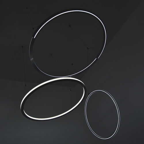 吊灯 - RING - KISSA LAMPS - 阳极氧化铝 / 挤压铝材 / 现代风格